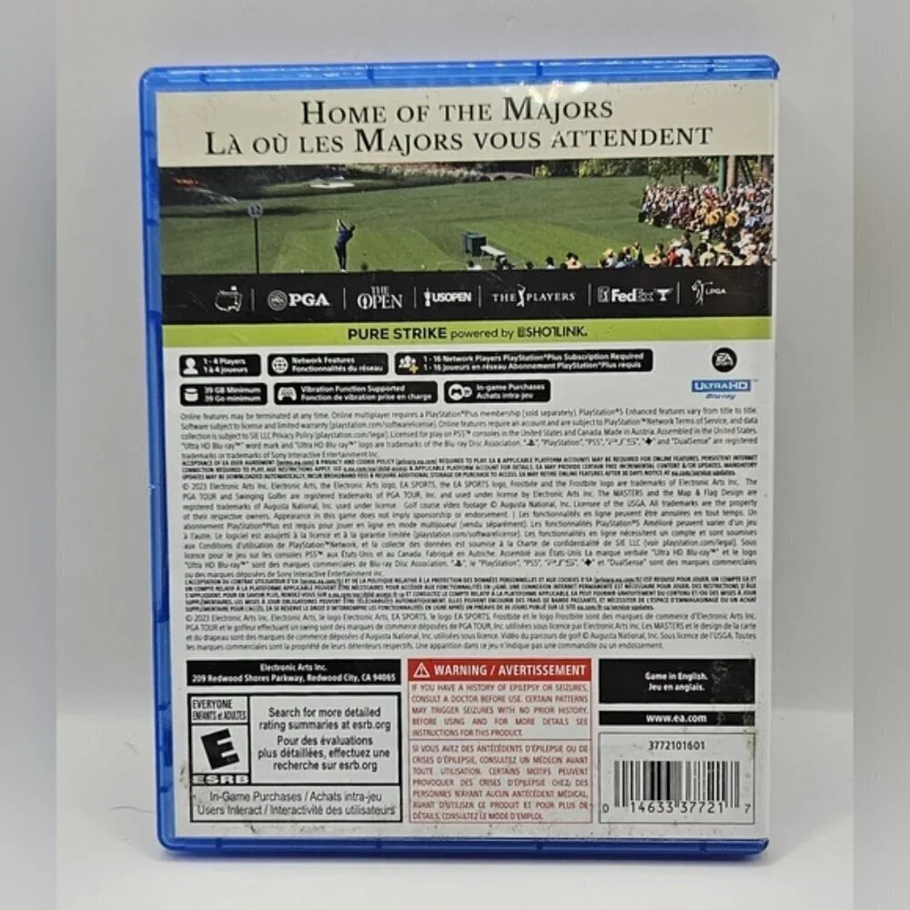 Sony Playstation PS5 EA Sports PGA Tour.